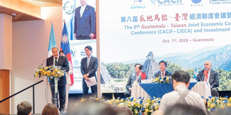 Vicecanciller Julio Orozco participa en la inauguración de la Reunión Económica Conjunta Guatemala–Taiwán