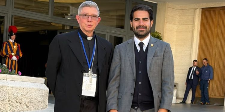 Embajador se reúne en Roma con el presidente de la Conferencia Episcopal de Guatemala