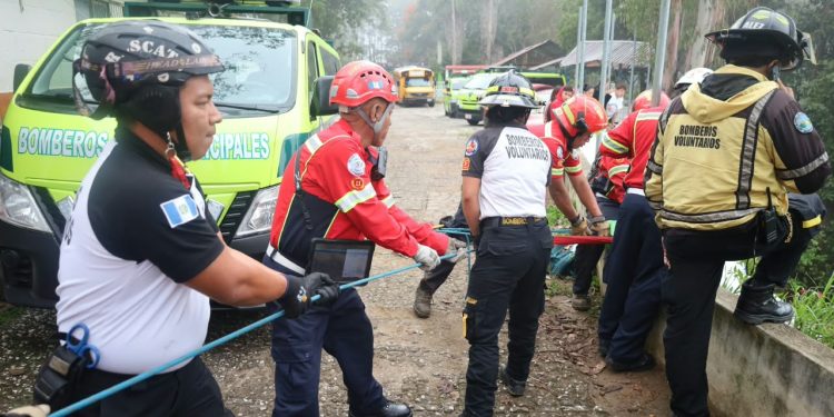Sistema CONRED desarrolla acciones de respuesta ante emergencia en zona 7 capitalina