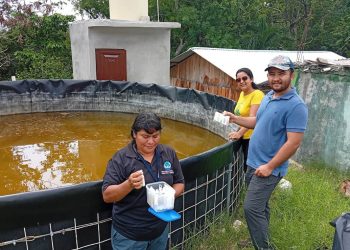 Fortalecen las buenas prácticas acuícolas en Melchor de Mencos, Petén