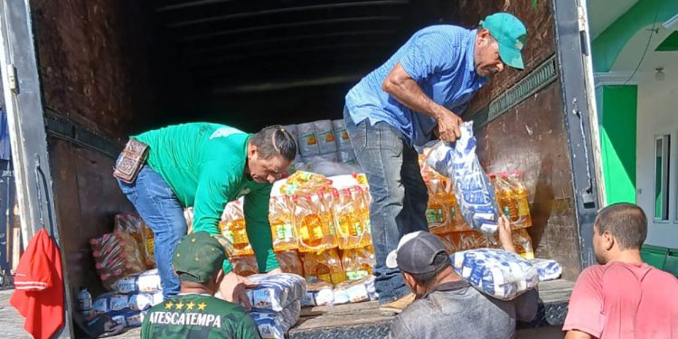 Programan entrega de más de 11 mil raciones de alimentos en tres departamentos